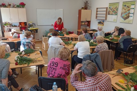 Warsztaty florystyczne dla seniorów