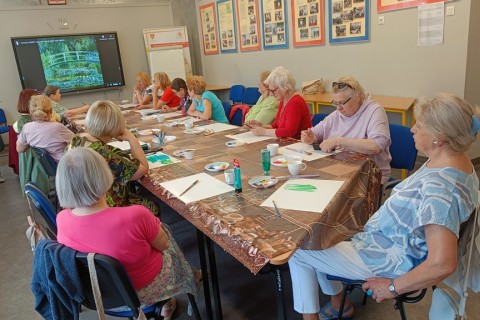 Warsztaty malarstwa dla seniorów