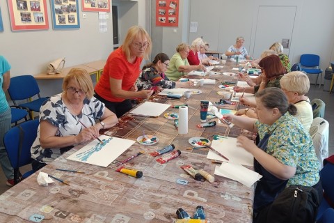 Warsztaty malarstwa dla seniorów