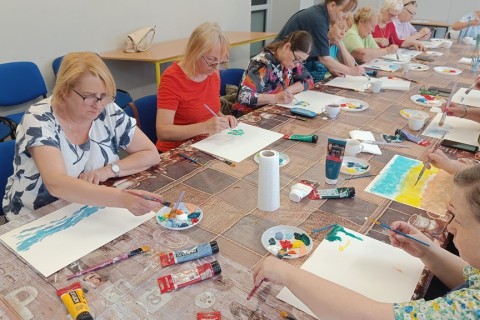Warsztaty malarstwa dla seniorów