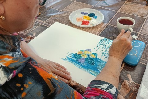 Warsztaty malarstwa dla seniorów