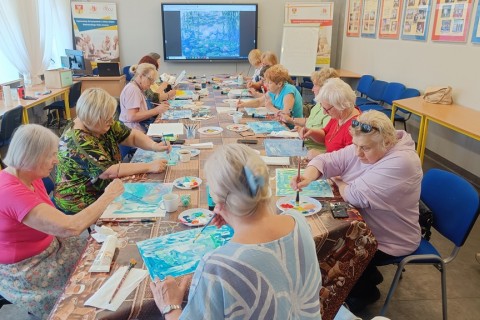 Warsztaty malarstwa dla seniorów