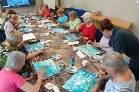 Warsztaty malarstwa dla seniorów
