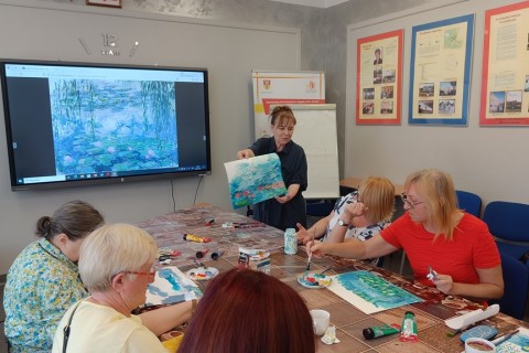 Warsztaty malarstwa dla seniorów