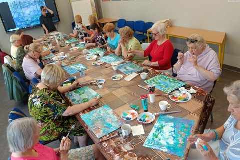 Warsztaty malarstwa dla seniorów