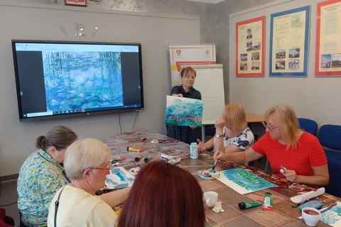 Warsztaty malarstwa dla seniorów