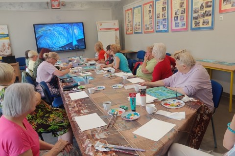 Warsztaty malarstwa dla seniorów