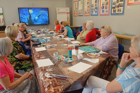 Warsztaty malarstwa dla seniorów
