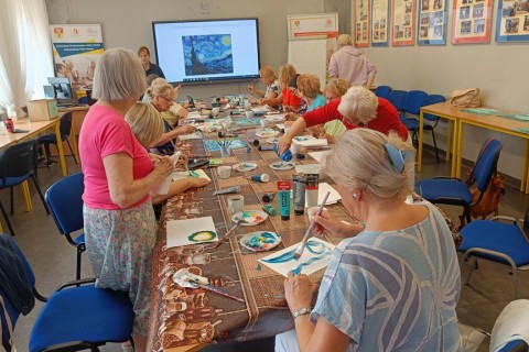Warsztaty malarstwa dla seniorów