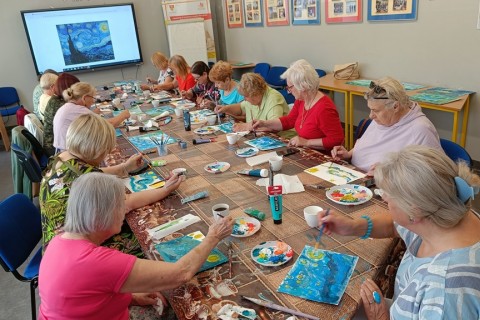 Warsztaty malarstwa dla seniorów