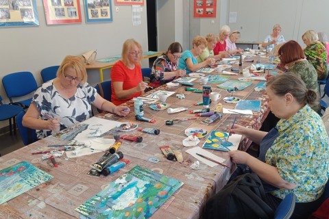 Warsztaty malarstwa dla seniorów