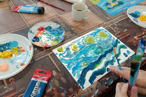 Warsztaty malarstwa dla seniorów