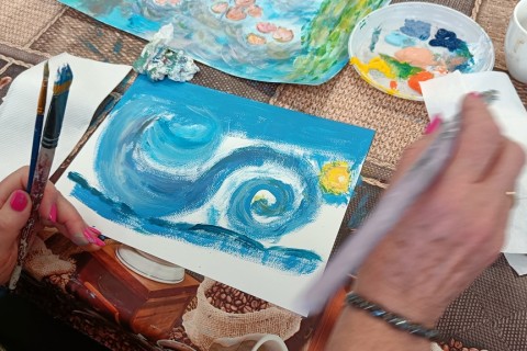 Warsztaty malarstwa dla seniorów