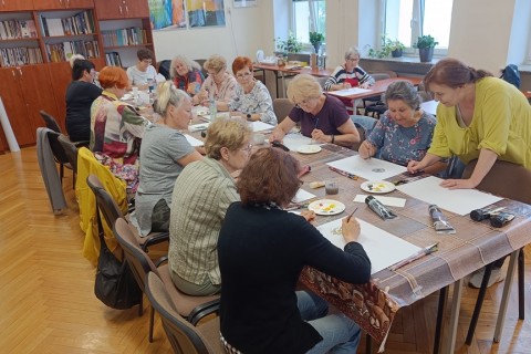 Warsztaty malarstwa dla seniorów