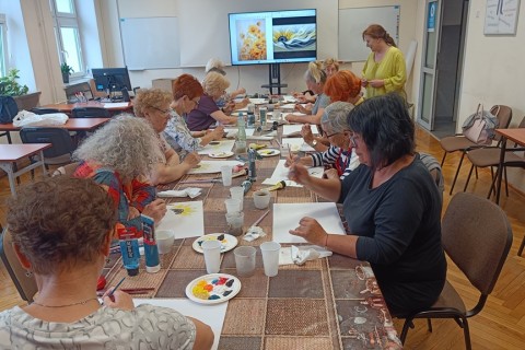 Warsztaty malarstwa dla seniorów