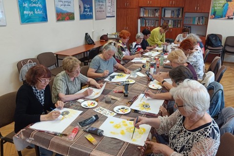 Warsztaty malarstwa dla seniorów