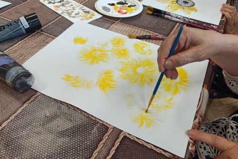 Warsztaty malarstwa dla seniorów