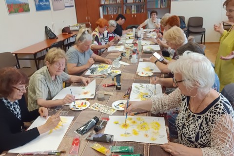 Warsztaty malarstwa dla seniorów