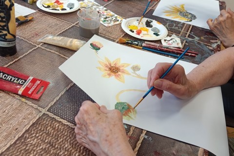 Warsztaty malarstwa dla seniorów