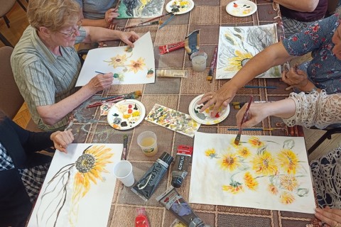 Warsztaty malarstwa dla seniorów