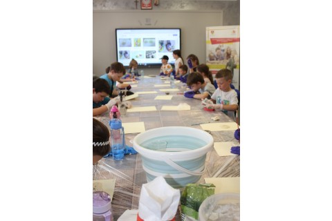 Warsztaty kreatywne dla dzieci 7+ medal dla Taty