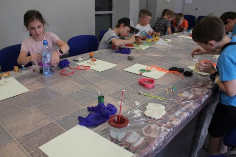 Warsztaty kreatywne dla dzieci 7+ medal dla Taty