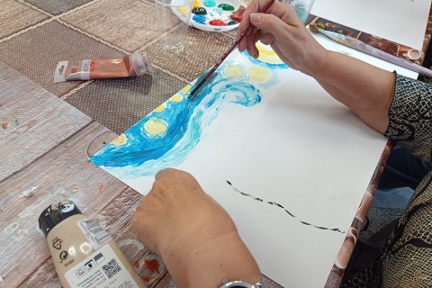 Warsztaty malarstwa dla seniorów