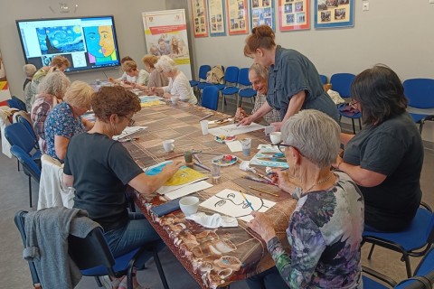 Warsztaty malarstwa dla seniorów