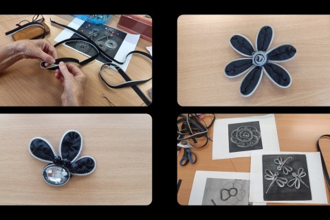 Warsztaty kreatywne dla seniorów - Biżuteria z zamków błyskawicznych