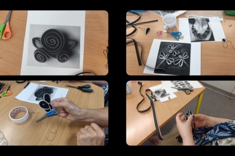 Warsztaty kreatywne dla seniorów - Biżuteria z zamków błyskawicznych