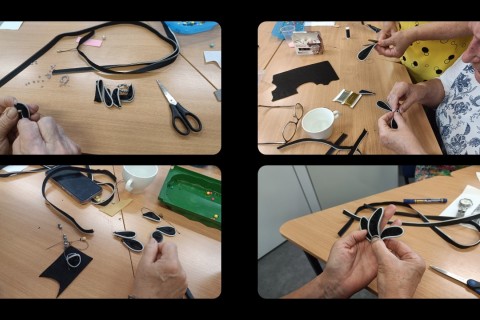 Warsztaty kreatywne dla seniorów - Biżuteria z zamków błyskawicznych