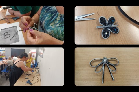 Warsztaty kreatywne dla seniorów - Biżuteria z zamków błyskawicznych