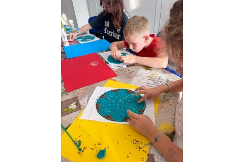 Warsztaty kreatywne dla dzieci 7+ Tworzymy mandale