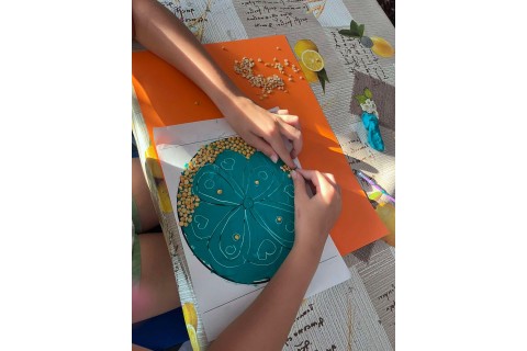 Warsztaty kreatywne dla dzieci 7+ Tworzymy mandale