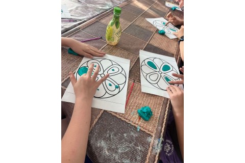 Warsztaty kreatywne dla dzieci 7+ Tworzymy mandale