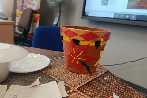 Warsztaty artystyczne dla seniorów - mozaika