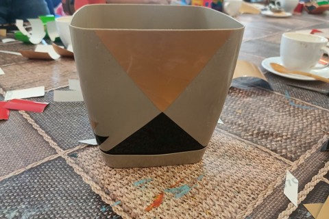 Warsztaty artystyczne dla seniorów - mozaika