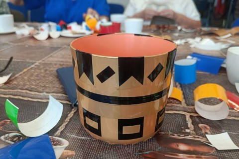 Warsztaty artystyczne dla seniorów - mozaika