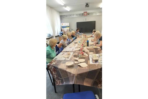 Warsztaty garncarstwa dla seniorów