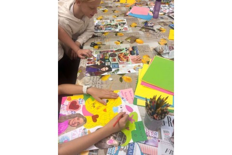 Warsztaty kreatywne dla dzieci od 8 lat - metoda kolażu