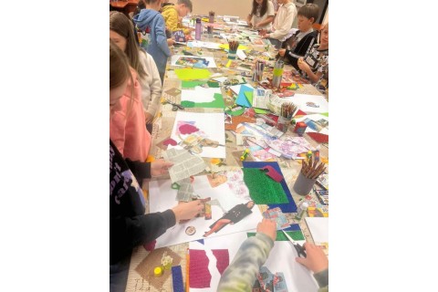 Warsztaty kreatywne dla dzieci od 8 lat - metoda kolażu