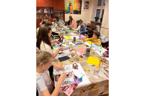 Warsztaty kreatywne dla dzieci od 8 lat - metoda kolażu
