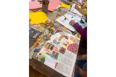 Warsztaty kreatywne dla dzieci od 8 lat - metoda kolażu
