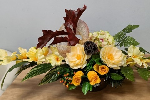 Warsztaty florystyczne dla seniorów - kompozycje na groby