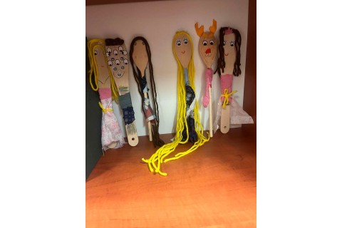 Warsztaty kreatywne dla dzieci od 7 lat Drewniane Kukiełki na łyżkach