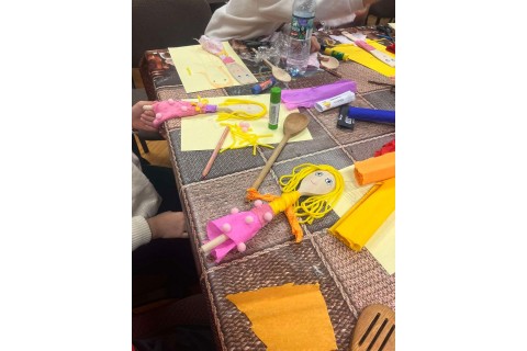 Warsztaty kreatywne dla dzieci od 7 lat Drewniane Kukiełki na łyżkach