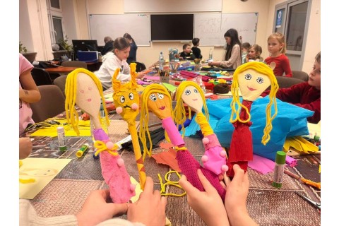 Warsztaty kreatywne dla dzieci od 7 lat Drewniane Kukiełki na łyżkach