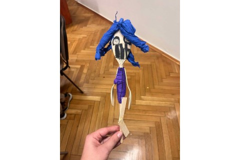 Warsztaty kreatywne dla dzieci od 7 lat Drewniane Kukiełki na łyżkach