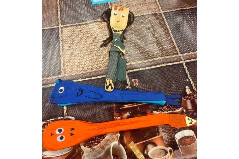 Warsztaty kreatywne dla dzieci od 7 lat Drewniane Kukiełki na łyżkach