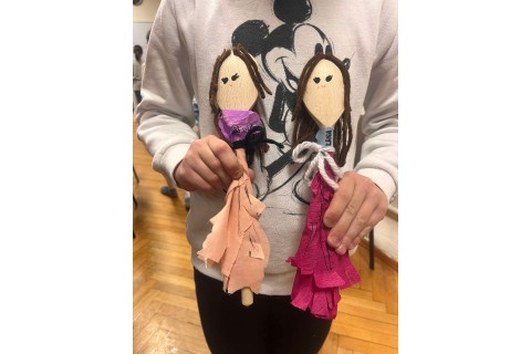 Warsztaty kreatywne dla dzieci od 7 lat Drewniane Kukiełki na łyżkach